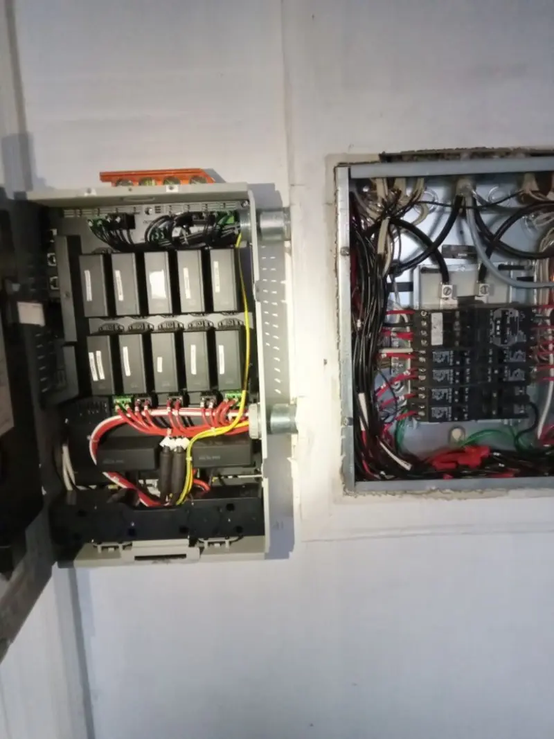 Electrical panel upgrade completed for Indoor Lighting Installation in Granger